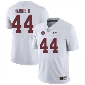 NCAA Men's Alabama Crimson Tide #44 Kevin Harris II Stitched College 2019 Nike Authentic White Football Jersey NY17D18VH